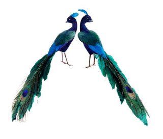 Shop Pack of 2 Regal Peacock Colorful Closed Tail Bird Figure Christmas Ornaments 11" at the  Home Dcor Store. Find the latest styles with the lowest prices from Allstate