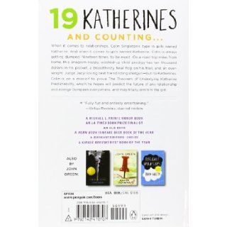An Abundance of Katherines: John Green: 9780142410707: Books