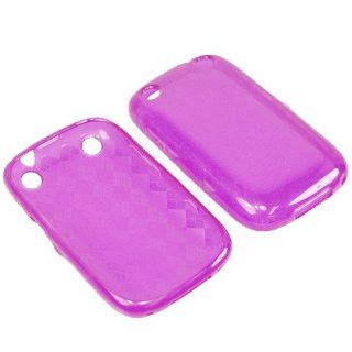Eagle TPU Sleeve Gel Cover Skin Case for Boost Mobile, Verizon BlackBerry Curve 9310, 9320  Purple Checker: Cell Phones & Accessories