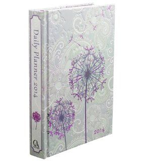 2014 Purple Paisley Inspirational Hardcover Daily Planner : Appointment Books And Planners : Office Products