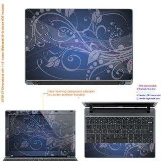Decalrus   Decal Skin Sticker for Acer Chromebook C7 with 11.6" screen (IMPORTANT read: Compare your laptop to IDENTIFY image on this listing for correct model) case cover acerC7 533: Computers & Accessories