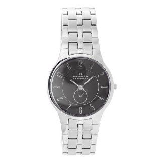 Skagen Men's 433LSXM Stainless Steel Black Dial Watch Watches