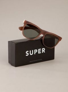 Retro Super Future Square Frame Sunglasses