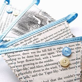 alice in wonderland bunting by nellie and elsie