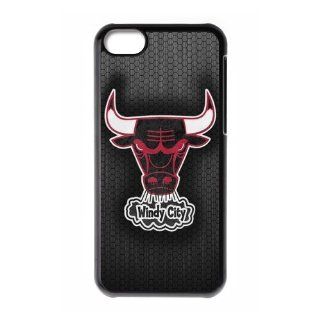 Custom Chicago Bulls Cover Case for iPhone 5C W5C 910: Cell Phones & Accessories