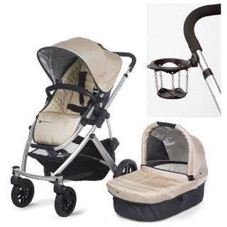 UPPAbaby 0056 LSYWD Vista Stroller Lindsey Wheat With Cup holder : Infant Car Seat Stroller Travel Systems : Baby