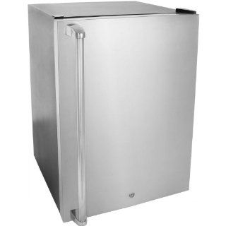 Rcs 4.6 Cu. Ft. Compact Refrigerator With Solid Stainless Steel Door And Towel Bar Handle : Outdoor Refrigerator : Patio, Lawn & Garden