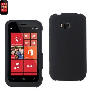 Reiko RPC10 NK822BK Slim and Durable Rubberized Protective Case for Nokia Atlas Lumia 822   Retail Packaging   Black: Cell Phones & Accessories