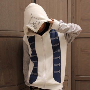 2013 New Assassin's Creed III 3 Desmond Miles Style Cosplay Hoodie /Sweater Jacket: Toys & Games