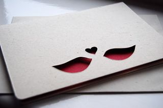 personalised love birds greeting card by ruby wren designs