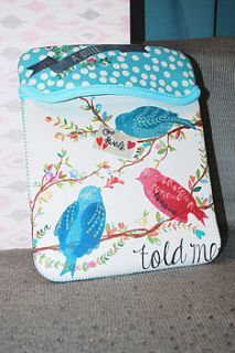 'bird told me' case for ipad by lagom