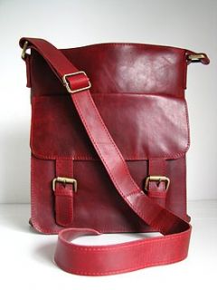 leather weekend bag by the leather store