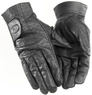River Road Tucson Gel Palm Black Perforated Leather Driving Gloves (Mens & Womens)   Frontiercycle (Free U.S. Shipping) (L, Mens) Automotive