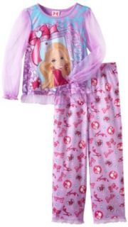 Komar Kids Girls 7 16 Hearts Bows And Bling Sleepwear, Lilac, 4/5: Pajama Sets: Clothing