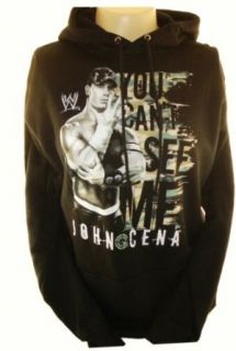 WWE John Cena Mens Hoodie Sweatshirt   You Can't See Me: Clothing