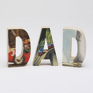 dad vintage sport letters by bombus