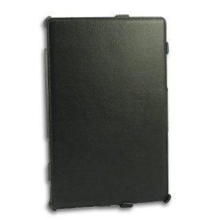 [Aftermarket Product] Black Faux Leather Flip Case Protective Cover for ASUS VivoTab RT TF600: Cell Phones & Accessories