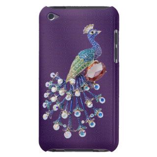 Peacock Digital Jewels Purple iPod Touch Case