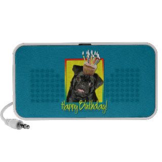 Birthday Cupcake   Pug   Ruffy iPod Speakers