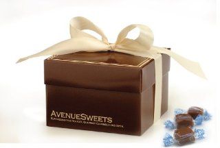AvenueSweets Sea Salt Caramels   1 lb. Box : Caramel Candy : Grocery & Gourmet Food