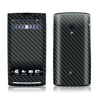 Carbon Design Protective Skin Decal Sticker for Sony Ericsson Xperia X10 Cell Phone: Cell Phones & Accessories