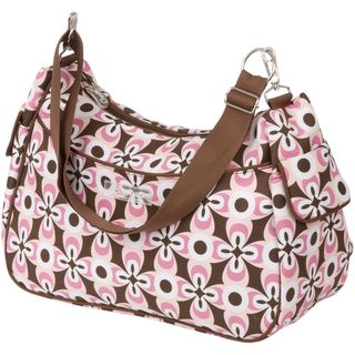 The Bumble Collection Taylor Transitional Tote Diaper Bag in Pink Geo The Bumble Collection Tote Diaper Bags
