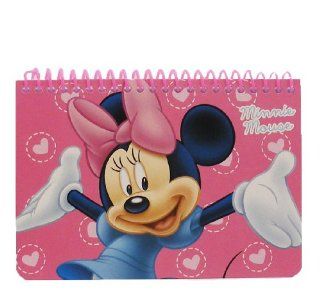 Disney Minnie Mouse Spiral Autograph Book   Pink: Toys & Games