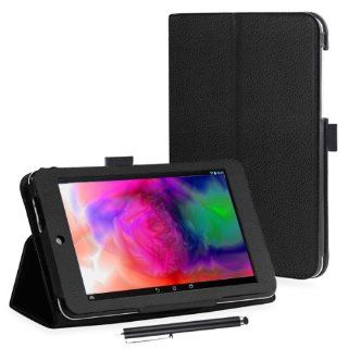 Kamor Asus memo pad hd 7 Case   with Stylus pen, Automatic Sleep/Wake Function, Built in 2 view angle stand for Asus MeMO Pad HD 7 17,8 cm Tablet (Model No: ME 173X, 7 Inch, 16GB,Black): Computers & Accessories
