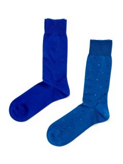 Star and Solid Socks (2 Pack) by Punto