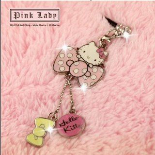 ip476 Cute Hello Kitty Dust Proof Phone Plug Cover Charm For iPhone Smart Phone: Cell Phones & Accessories