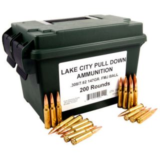 Lake City Pull Down Ammunition with Ammo Can 7.62 NATO 147 gr. FMJ 773871