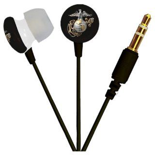 US Marine Corps Black Ignition Earbuds by AudioSpice Electronics
