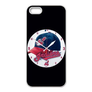 MLB Cleveland Indians Team Logo High Quality Inspired Design TPU Protective cover For Iphone 5 5s iphone5 NY465: Cell Phones & Accessories