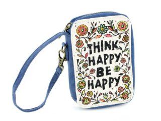 Natural Life Art and Soul Cosmetic Bag, Think Happy Beauty