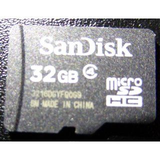 SanDisk 32GB MicroSDHC High Speed Class 4 Card with MicroSD to SD Adapter: Computers & Accessories