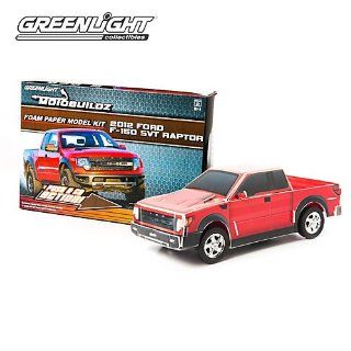 GreenLight Motobuildz 3D Model Kit 2012 Ford F 150 Raptor Truck: Toys & Games