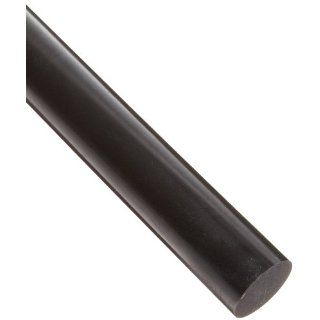Polyurethane Round Rod, ASTM D 470, Black, 1 1/2" OD, 12" Length: Specialty Plastics Raw Materials: Industrial & Scientific