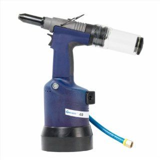AVDEL GENESIS NG3 HYDRO PNEUMATIC RIVET TOOL INCLUDES 2 NOSE TIPS FOR SETTING 3/16 & 1/4 MONOBOLT RIVET PULL FORCE 2900 LBF. Hand Staplers And Tackers