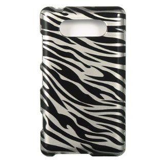 Silver Zebra Protector Case Phone Cover For Nokia Lumia 820: Cell Phones & Accessories