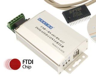 FTDI Chip USB to RS485 / RS422 Industrial Isolated with DB 9/RJ45/Terminal Screw Output: Computers & Accessories