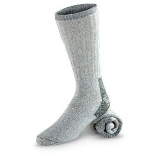 3 Prs. of Rocky Ultimate Wool Socks Olive, OLIVE, 10 13: Clothing