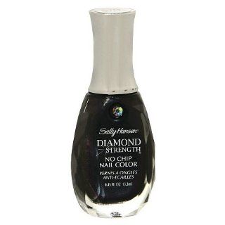 Sally Hansen Diamond Strength No Chip 480 Nail Color Black Diamond   0.45 Oz: Health & Personal Care