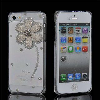 GETLAST New Fashion Hard Bling Rhinestone Crystal Case Cover + Screen Protector For Apple Iphone 5 5G 5S 163th: Cell Phones & Accessories