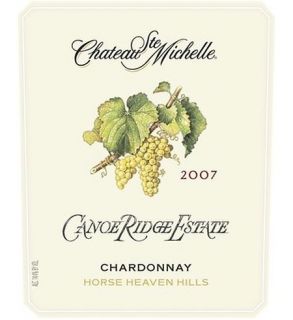 Chateau Ste. Michelle Canoe Ridge Estate Chardonnay 2007: Wine
