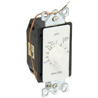 NSI Industries Tork A502HHW Spring Wound Auto Off In Wall Time Switch with Hold, 2 Hours Timer Length, White: Electronic Photo Detectors: Industrial & Scientific