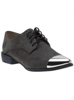 All Black Jazz Tips Lace up Shoe   American Rag