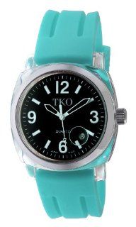 TKO ORLOGI Women's TK508 BT Milano Plastic Case and Turquoise Rubber Strap Watch at  Women's Watch store.