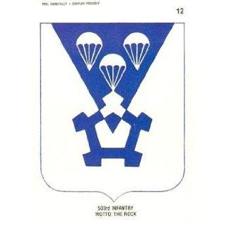 503rd Infantry Motto: The Rock trading card sticker (Desert Storm) 1991 Topps #12: Entertainment Collectibles
