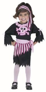 Toddler Pink Pirate Girl Costume (Size: 1T 2T): Toys & Games