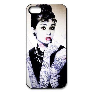 Custom Audrey Hepburn New Back Cover Case for iPhone 5 5S CP721: Cell Phones & Accessories